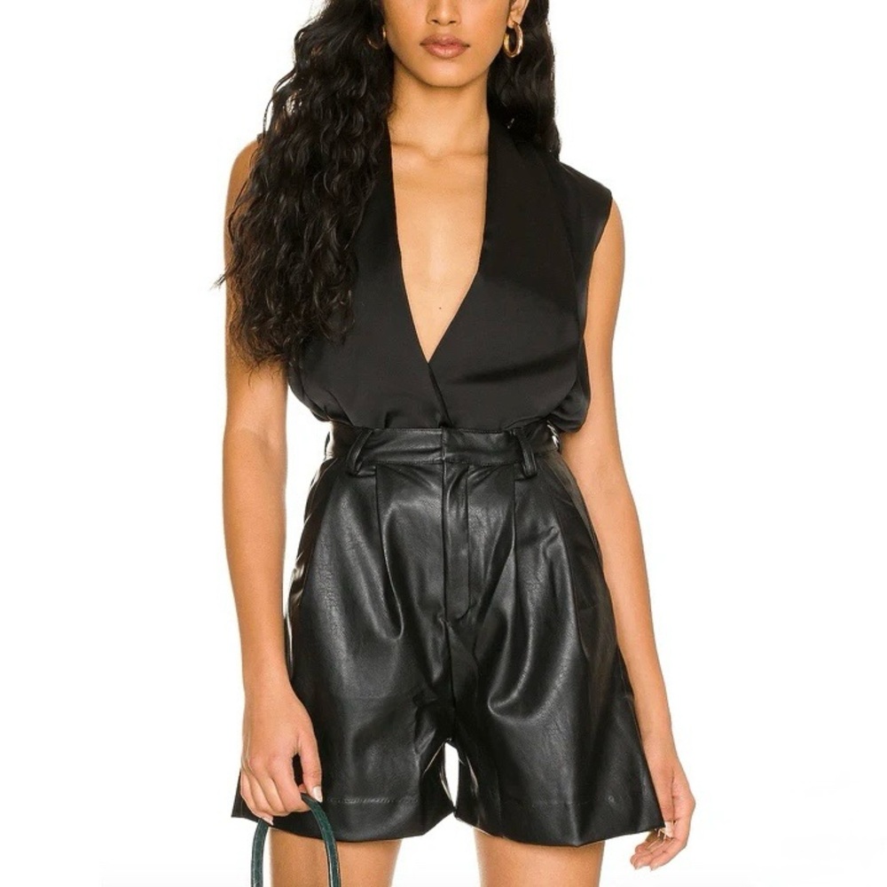 NWT Nonchalant Label Shae Faux Leather Shorts